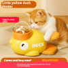 Freeze-dried pet treat dispenser, rubber duck, cat & dog treat feeder, treat dispenser, snack hiding place, educational toy
