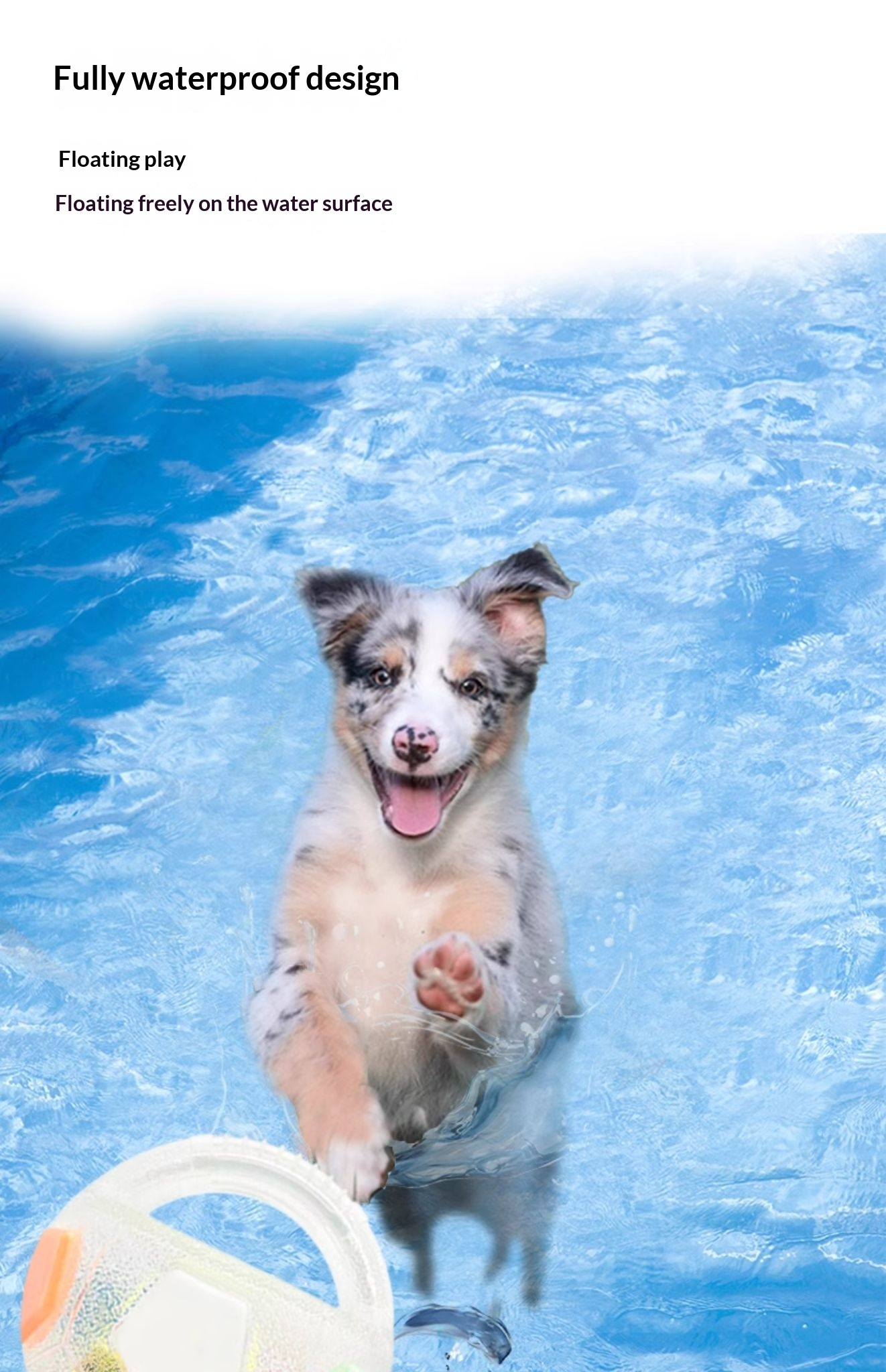 Qzee 狗玩具，带吱吱作响的手柄，是一款足球玩具，可以帮助宠物消耗能量、自娱自乐、缓解无聊，并提供有趣的陪伴。