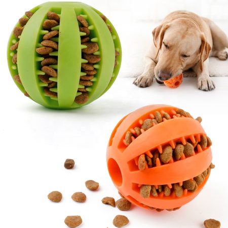 Interactive Treat Ball Toy for Dogs – Slow Feeder & Chew Training Ball (Buy one get one free)