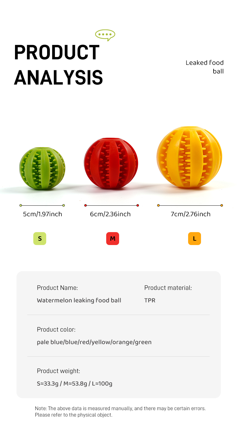 Interactive Treat Ball Toy for Dogs – Slow Feeder & Chew Training Ball (Buy one get one free)