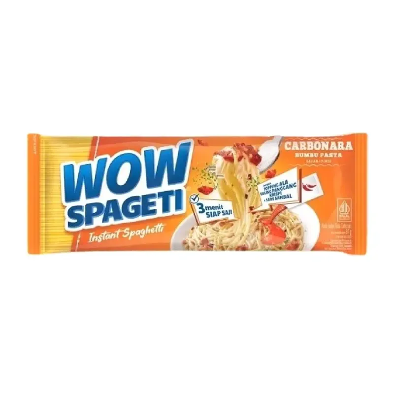 Yummy & Pedas! 🍝 Spaghetti Instan WOW & POP — Hanya RM0.59 🔥